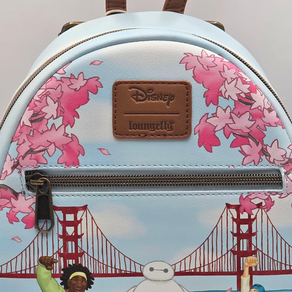 Loungefly Disney Big Hero 6 Baymax Group View Mini Backpack New - Picture 8 of 8